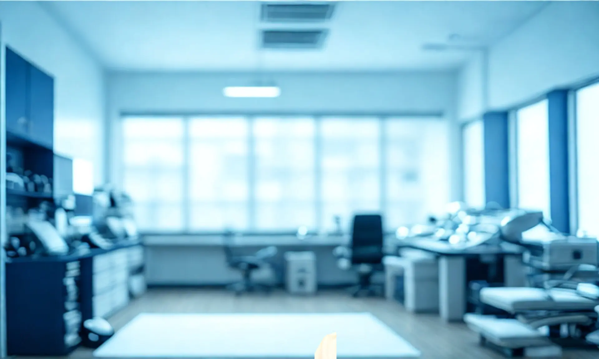 Salle de consultation ophtalmologique du cabinet Dr Ben Khalifa a Gabes